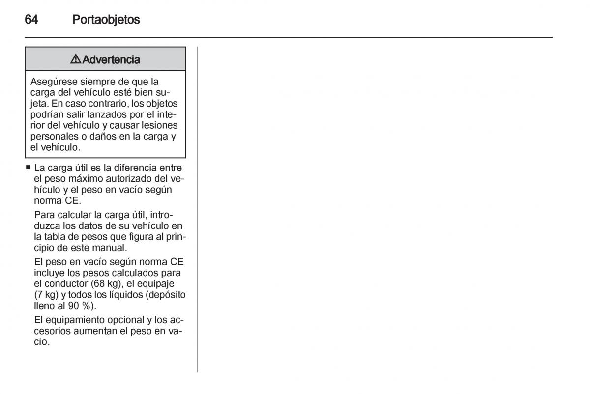 Opel Ampera manual del propietario / page 66