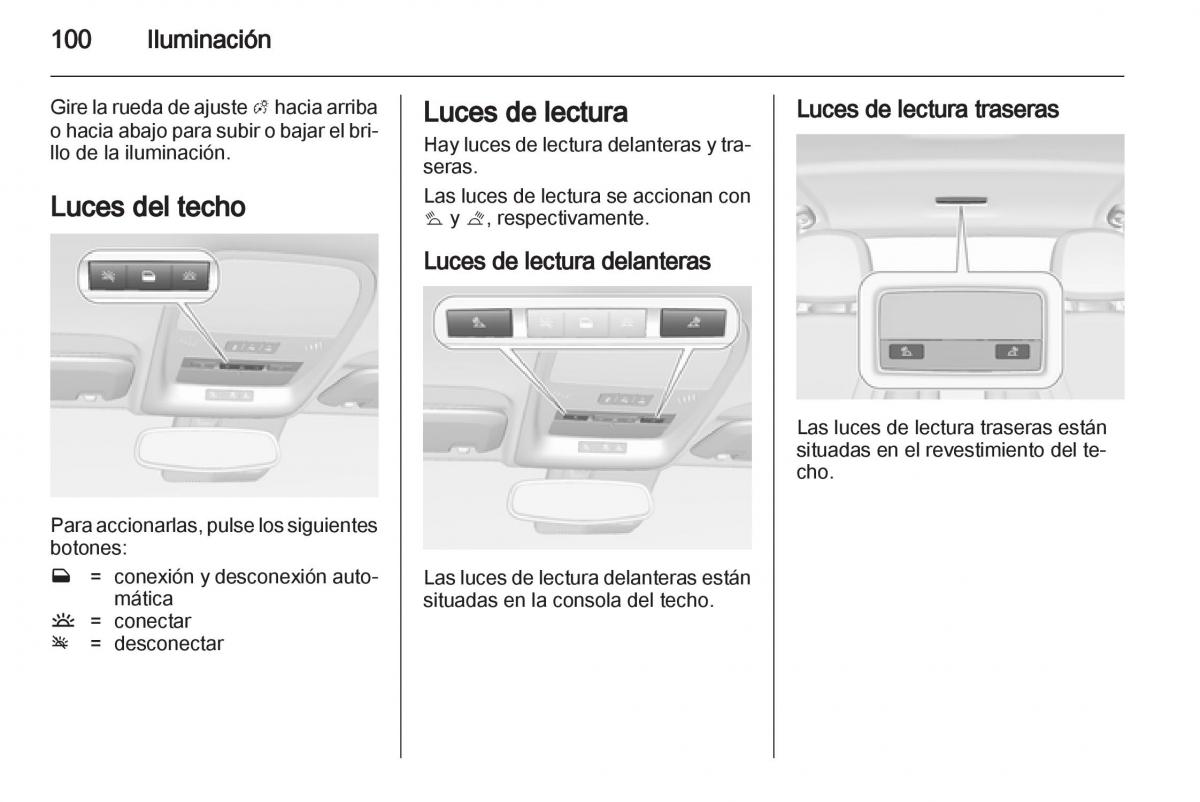 Opel Ampera manual del propietario / page 102