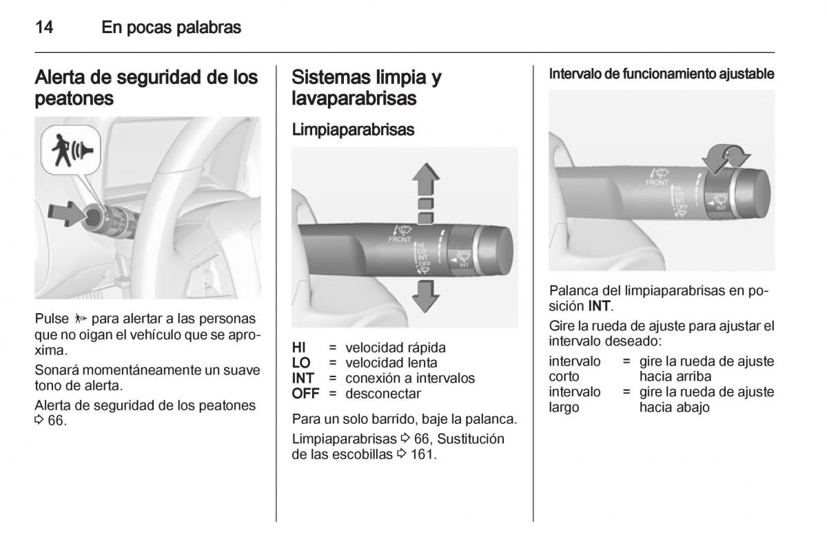 Opel Ampera manual del propietario / page 16