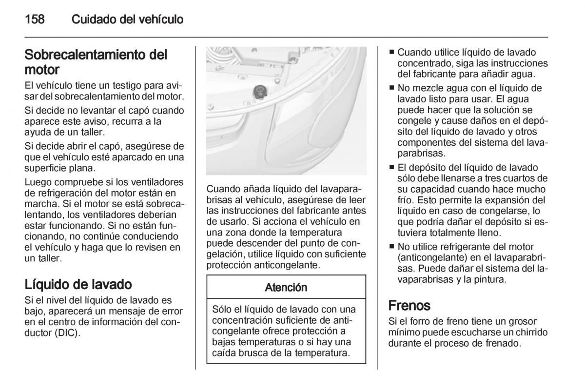 Opel Ampera manual del propietario / page 160