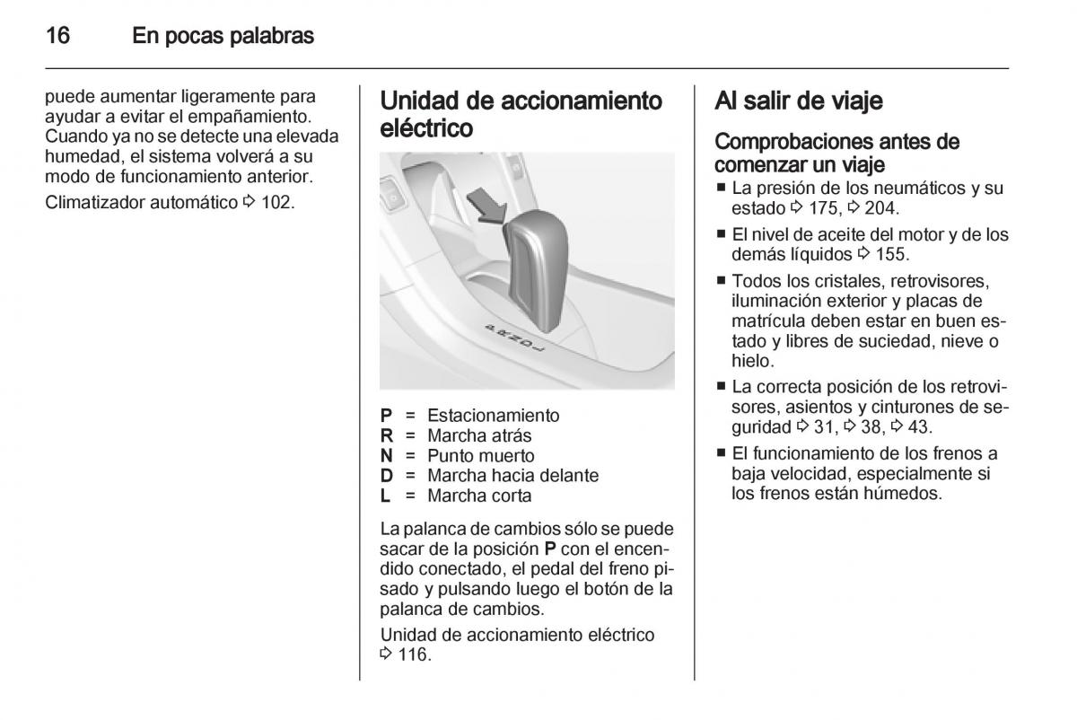 Opel Ampera manual del propietario / page 18