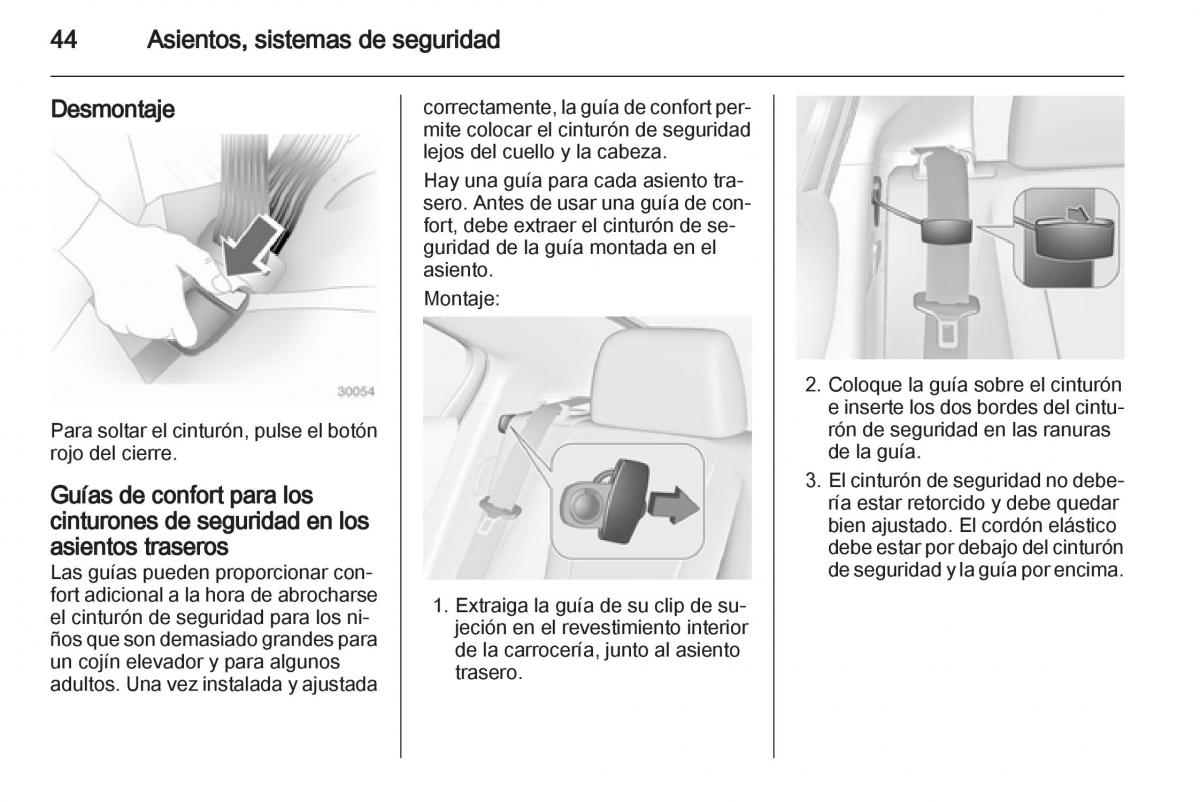 Opel Ampera manual del propietario / page 46