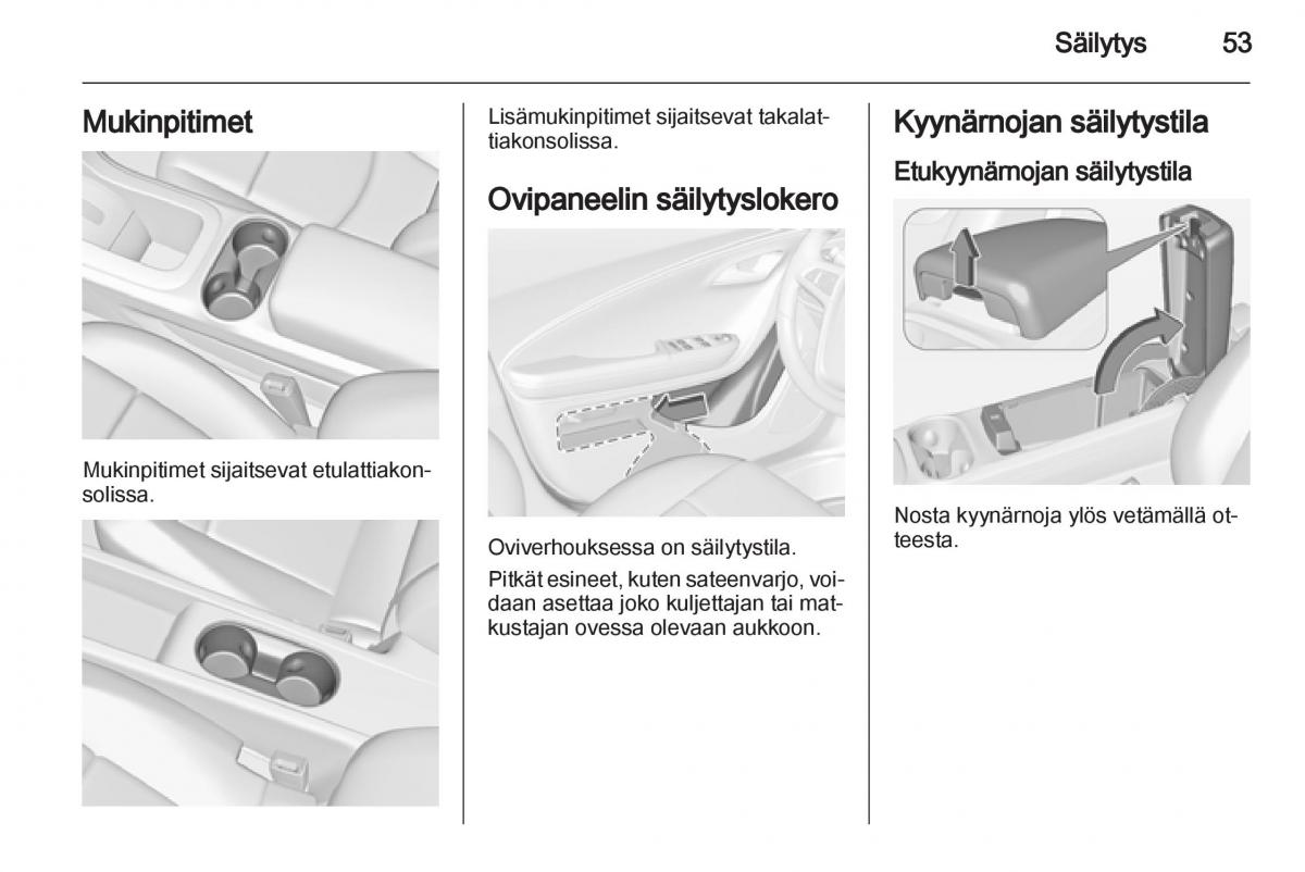 Opel Ampera omistajan kasikirja / page 55