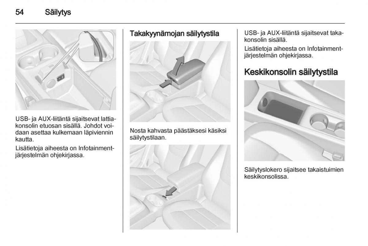 Opel Ampera omistajan kasikirja / page 56