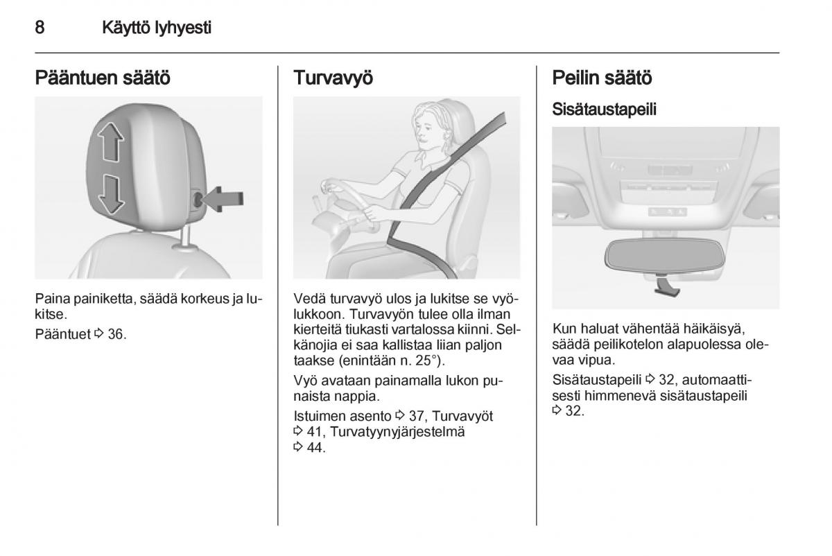 Opel Ampera omistajan kasikirja / page 10