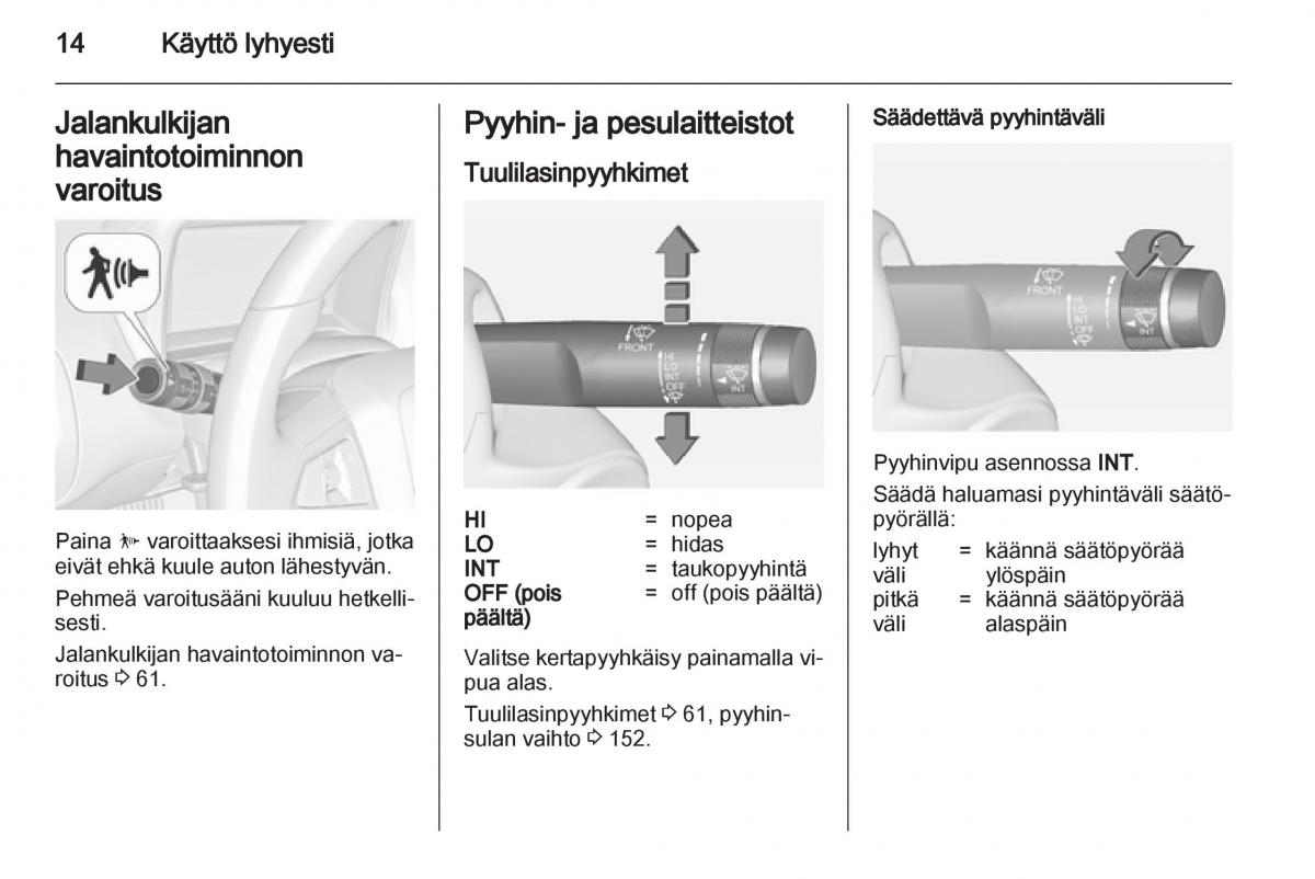 Opel Ampera omistajan kasikirja / page 16