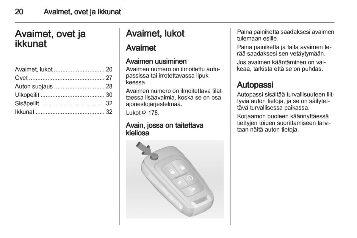 Opel Ampera omistajan kasikirja / page 22