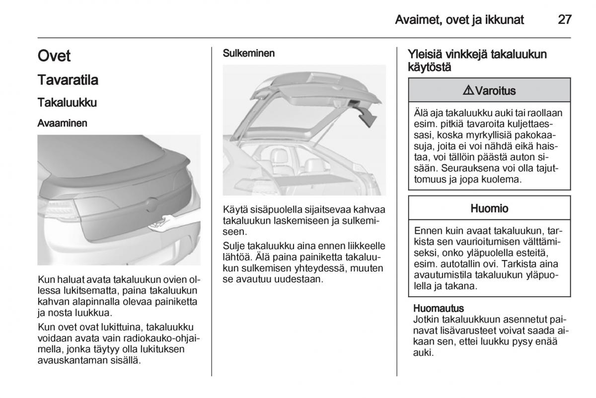 Opel Ampera omistajan kasikirja / page 29