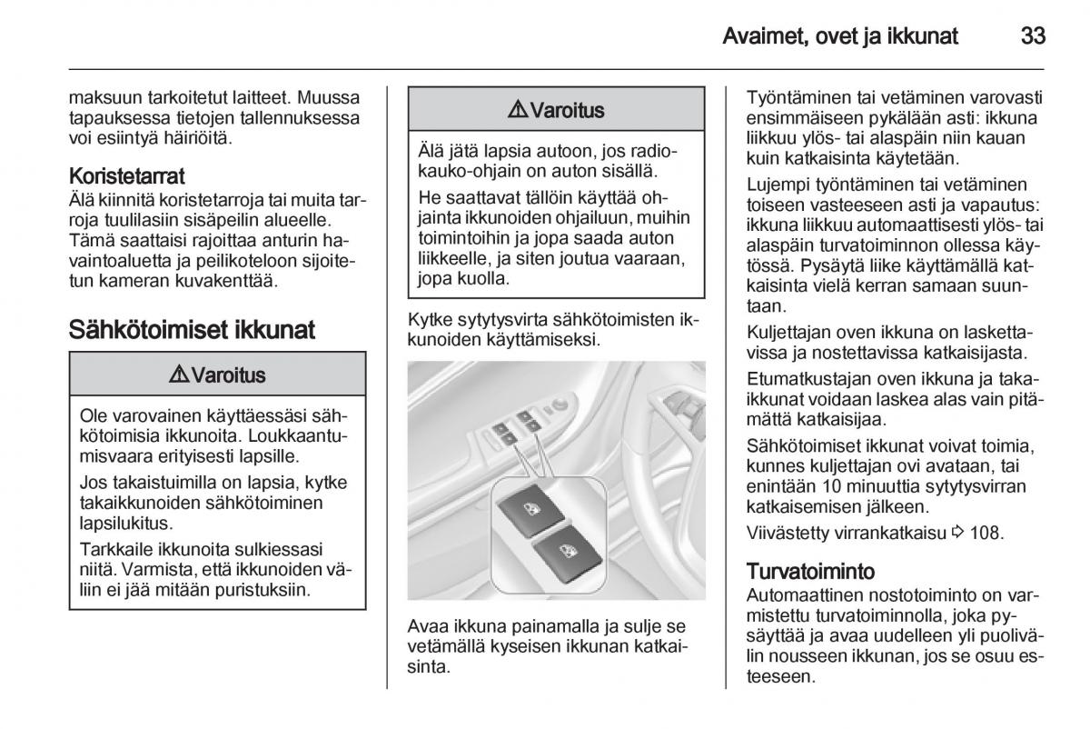 Opel Ampera omistajan kasikirja / page 35