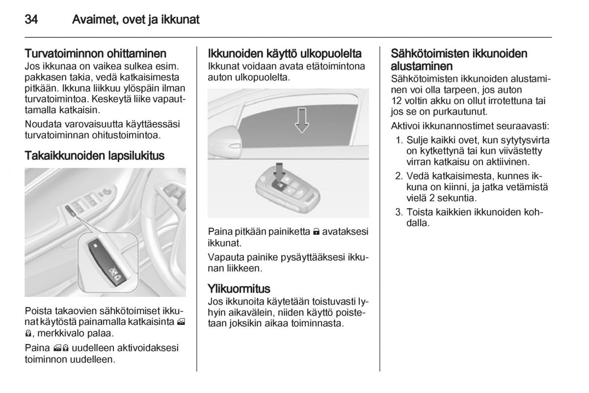 Opel Ampera omistajan kasikirja / page 36