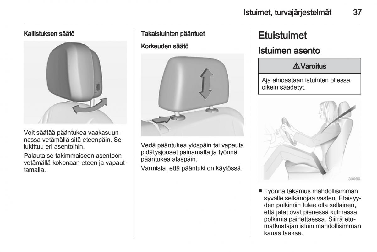 Opel Ampera omistajan kasikirja / page 39