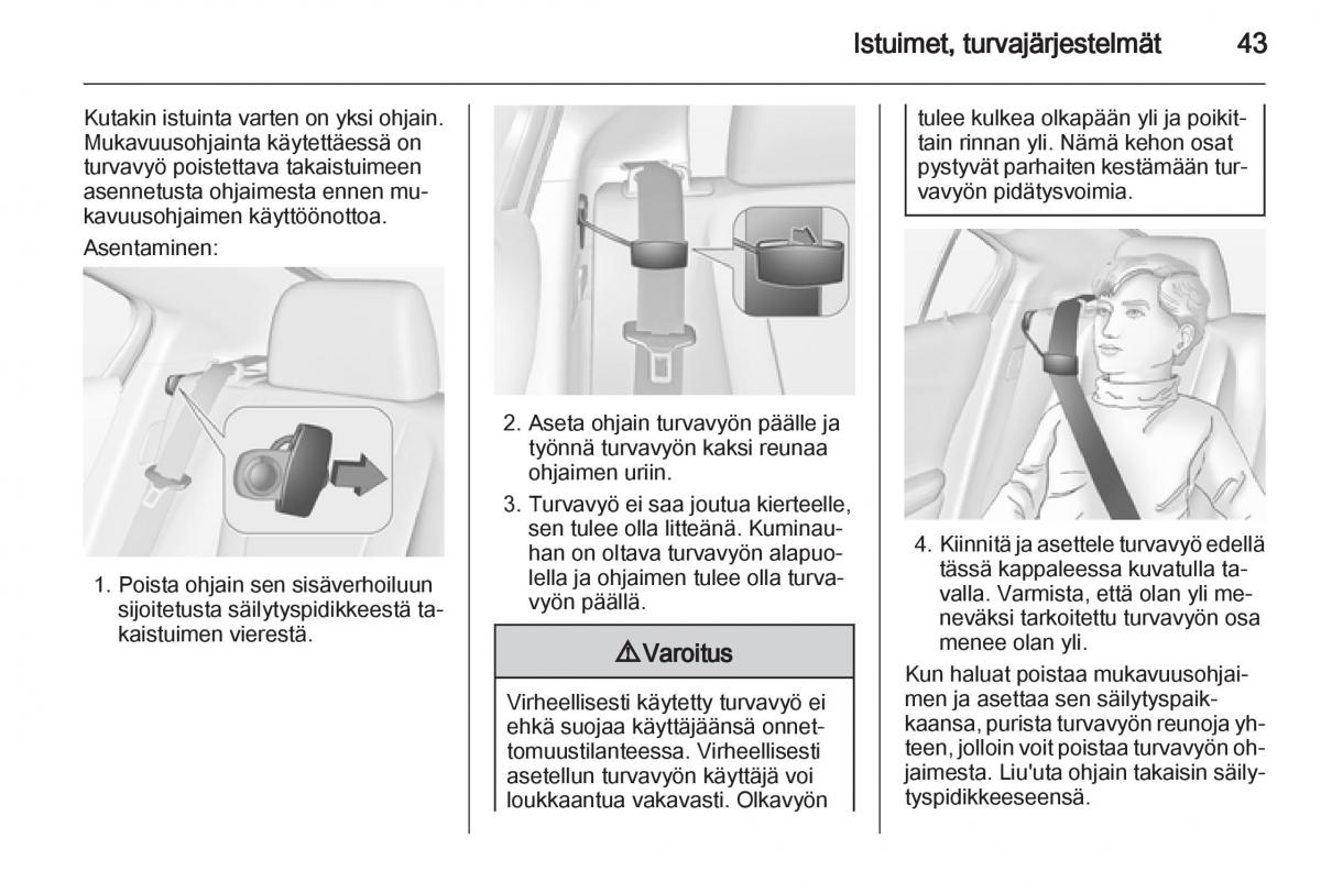 Opel Ampera omistajan kasikirja / page 45