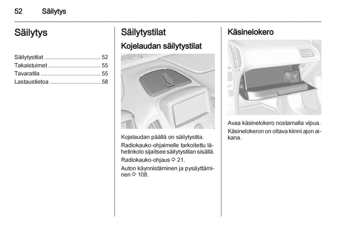 Opel Ampera omistajan kasikirja / page 54