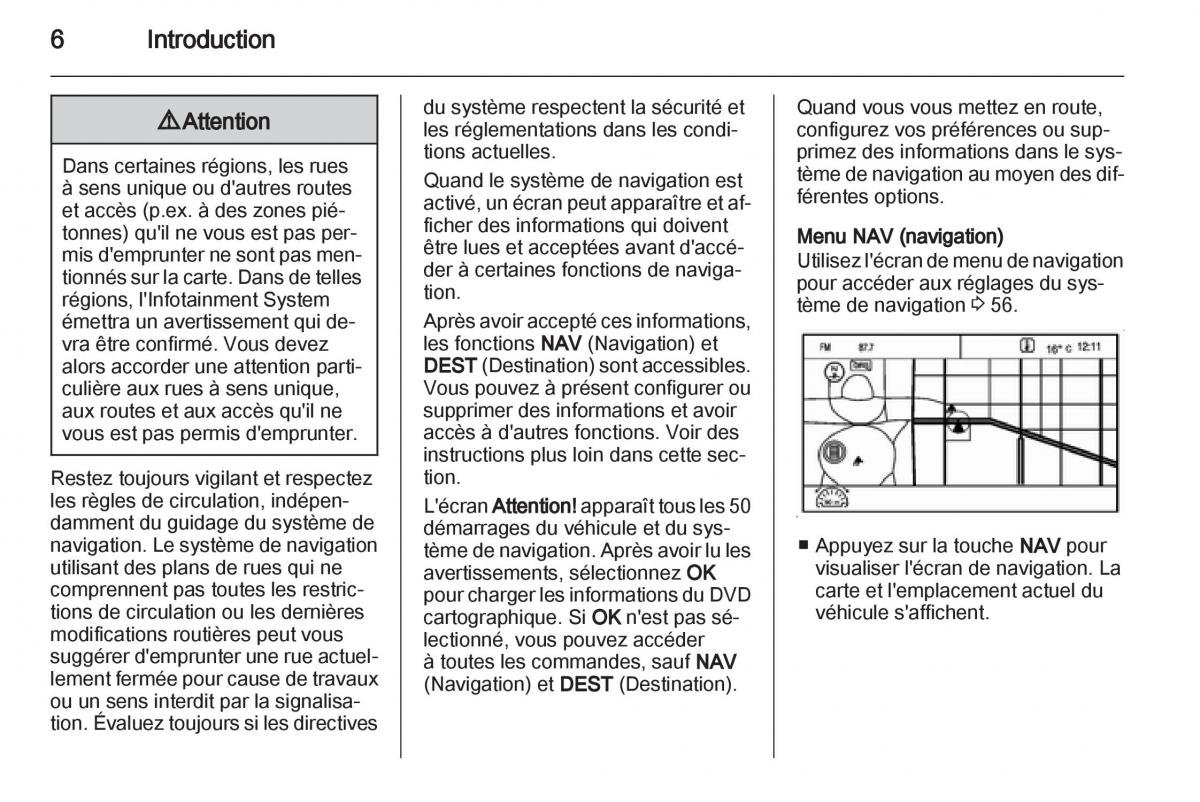 Opel Ampera manuel du proprietaire / page 6