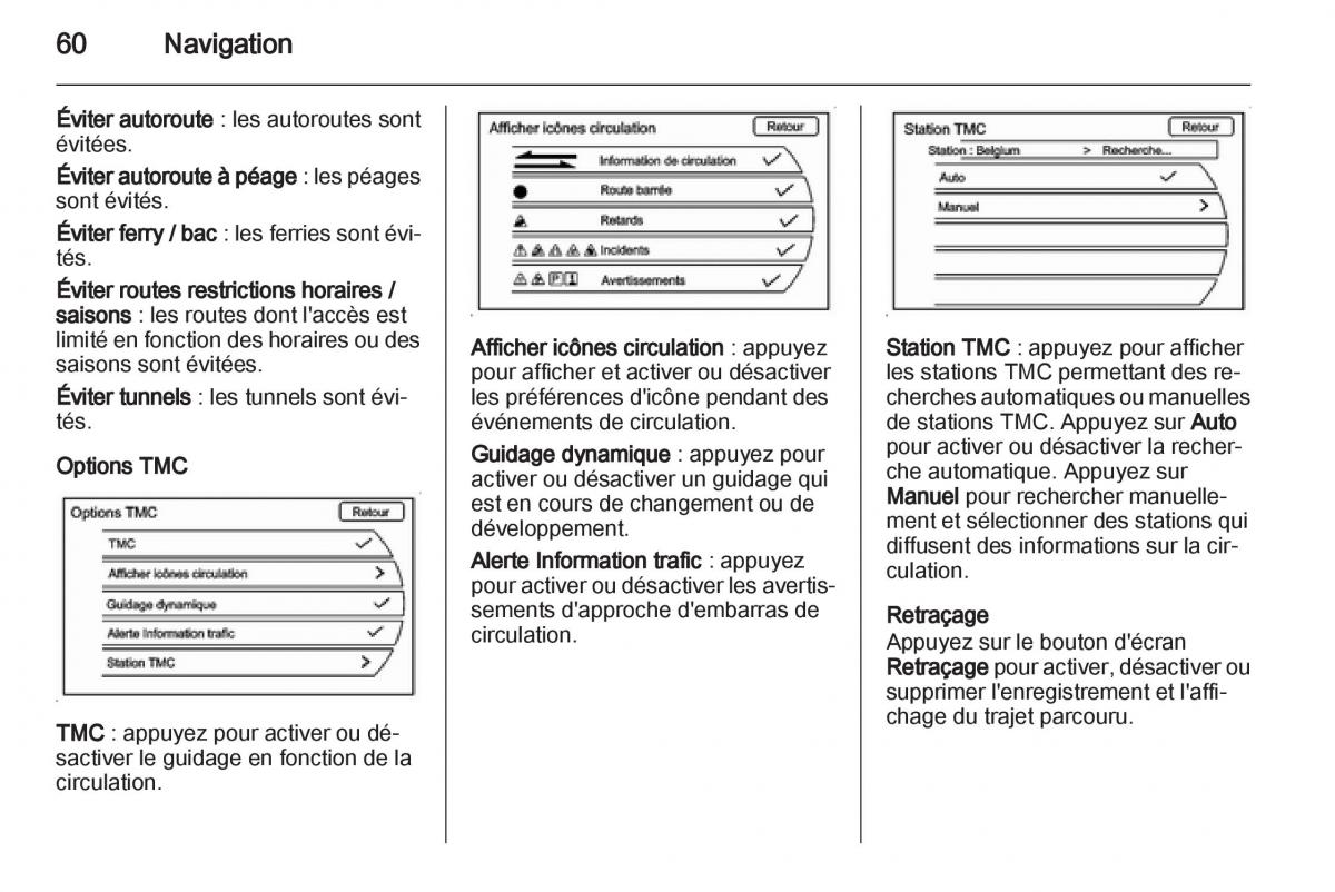 Opel Ampera manuel du proprietaire / page 60