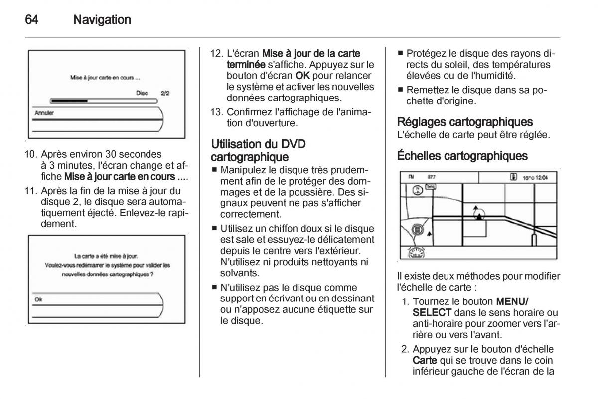 Opel Ampera manuel du proprietaire / page 64