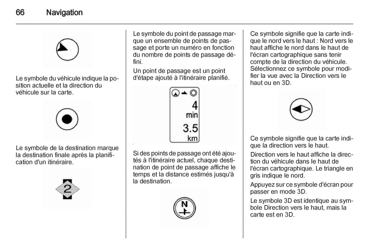 Opel Ampera manuel du proprietaire / page 66