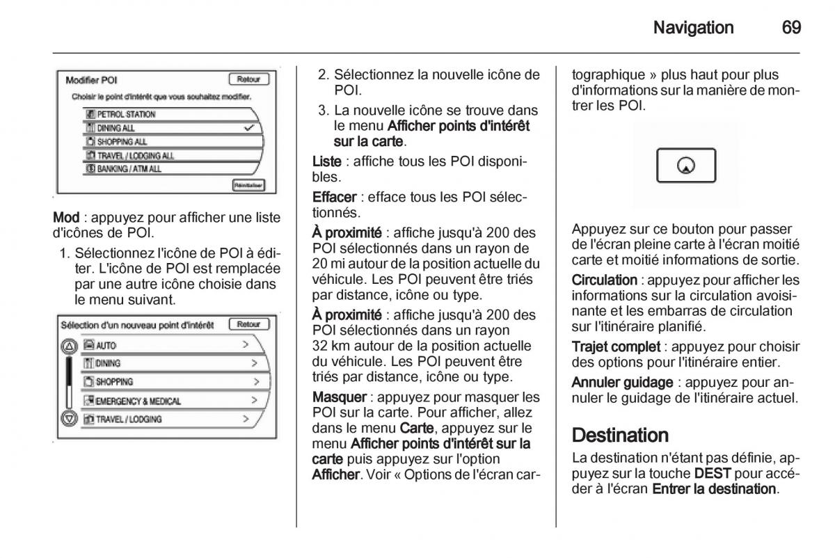 Opel Ampera manuel du proprietaire / page 69