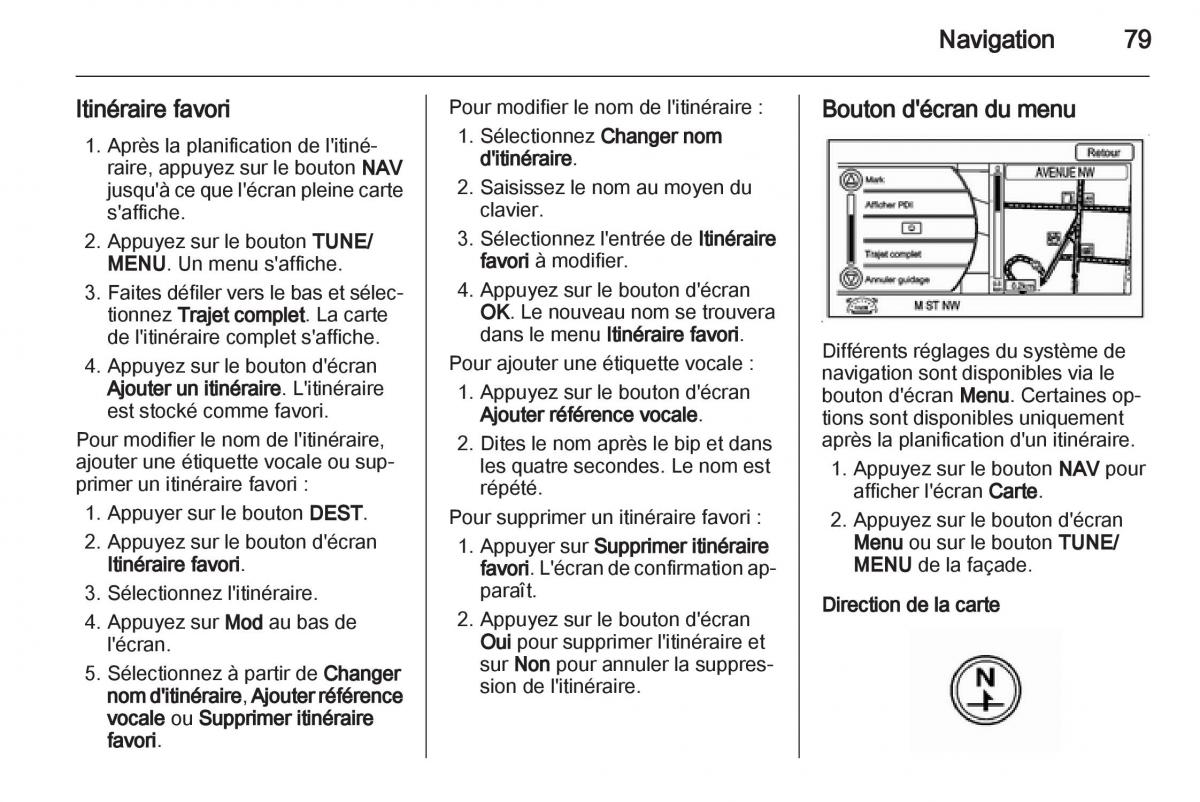 Opel Ampera manuel du proprietaire / page 79