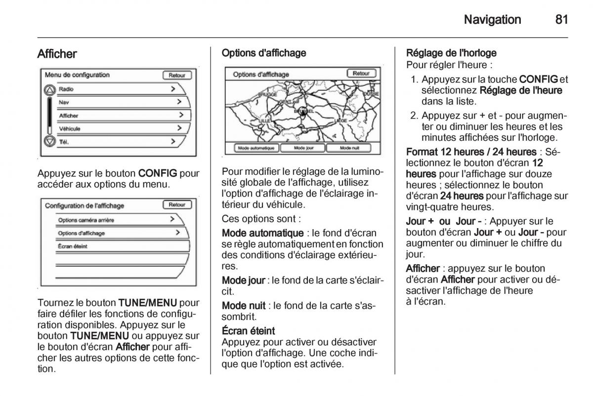 Opel Ampera manuel du proprietaire / page 81