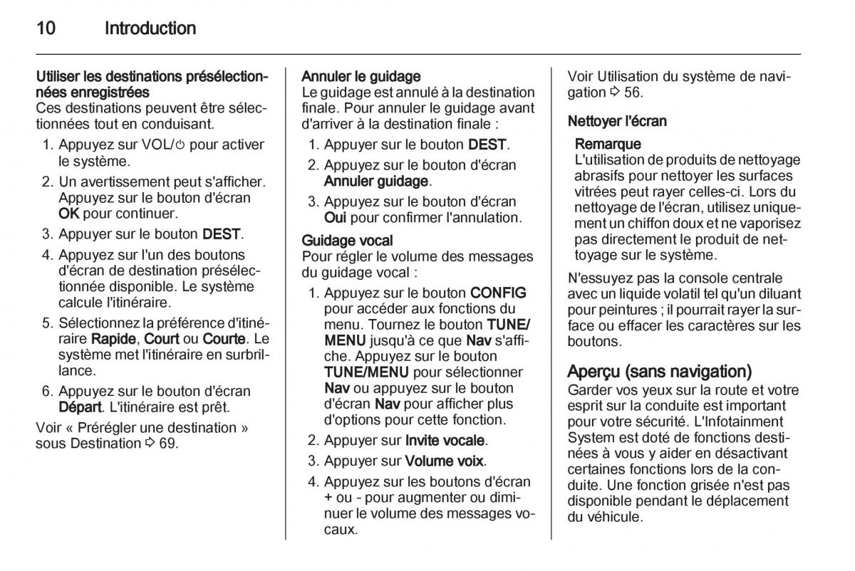 Opel Ampera manuel du proprietaire / page 10