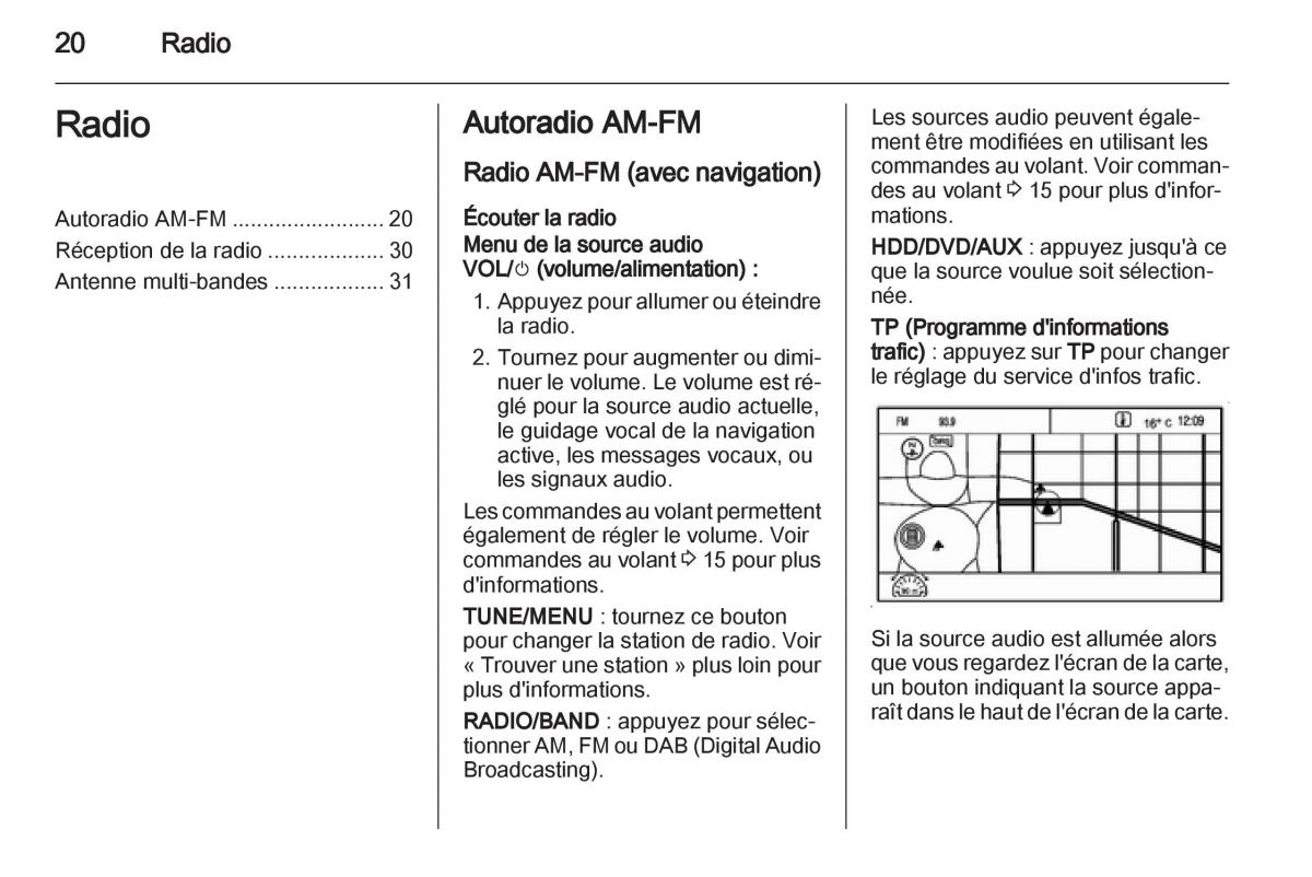 Opel Ampera manuel du proprietaire / page 20