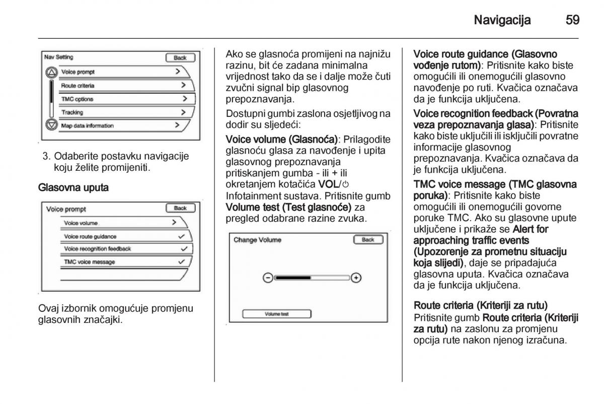 Opel Ampera vlasnicko uputstvo / page 59