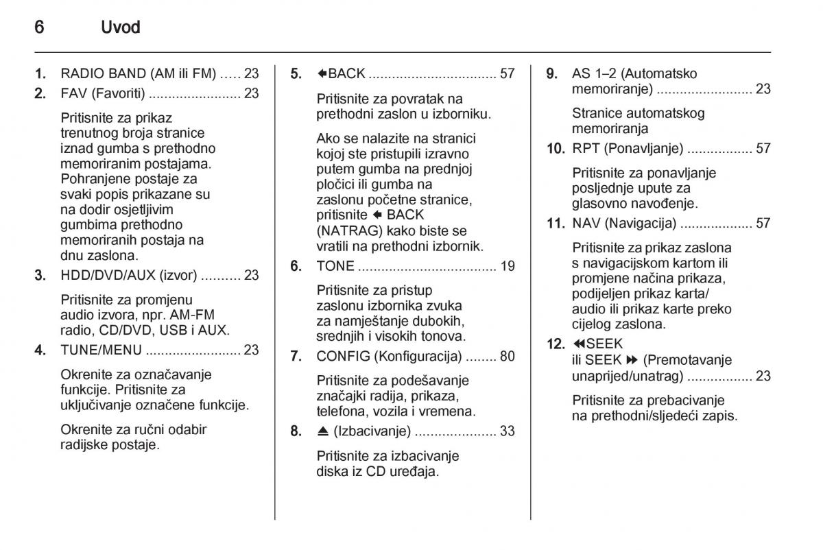 Opel Ampera vlasnicko uputstvo / page 6