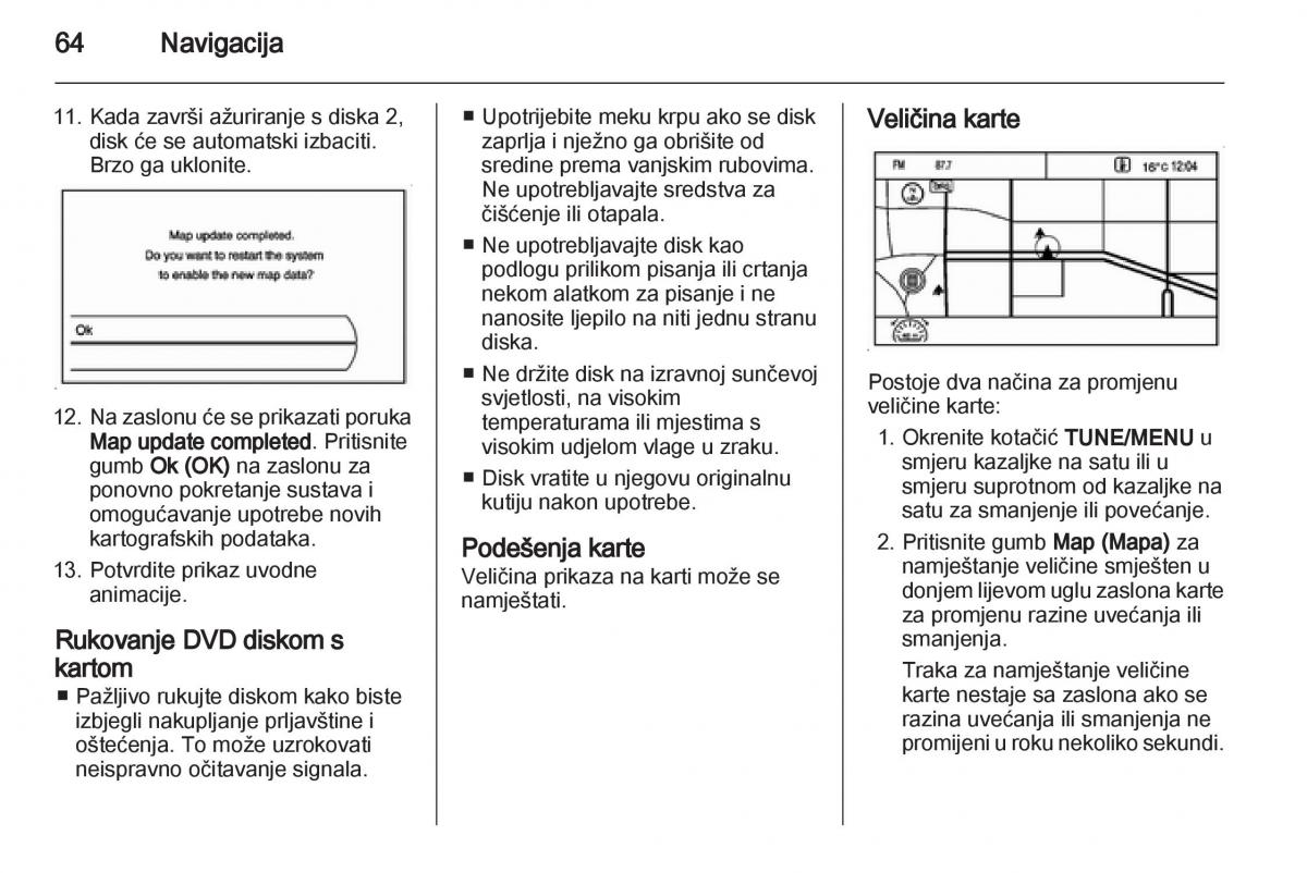 Opel Ampera vlasnicko uputstvo / page 64