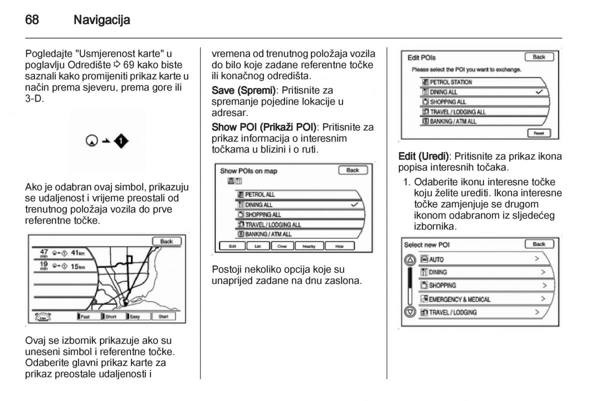 Opel Ampera vlasnicko uputstvo / page 68