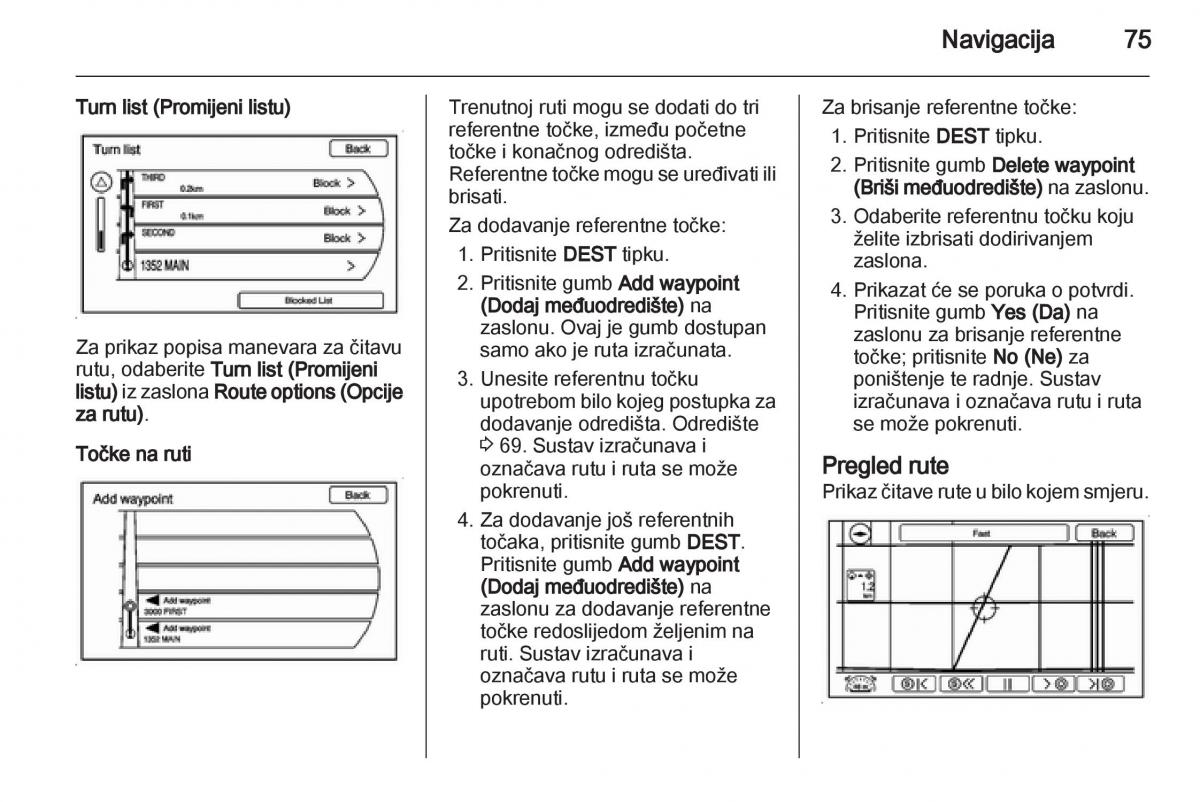 Opel Ampera vlasnicko uputstvo / page 75