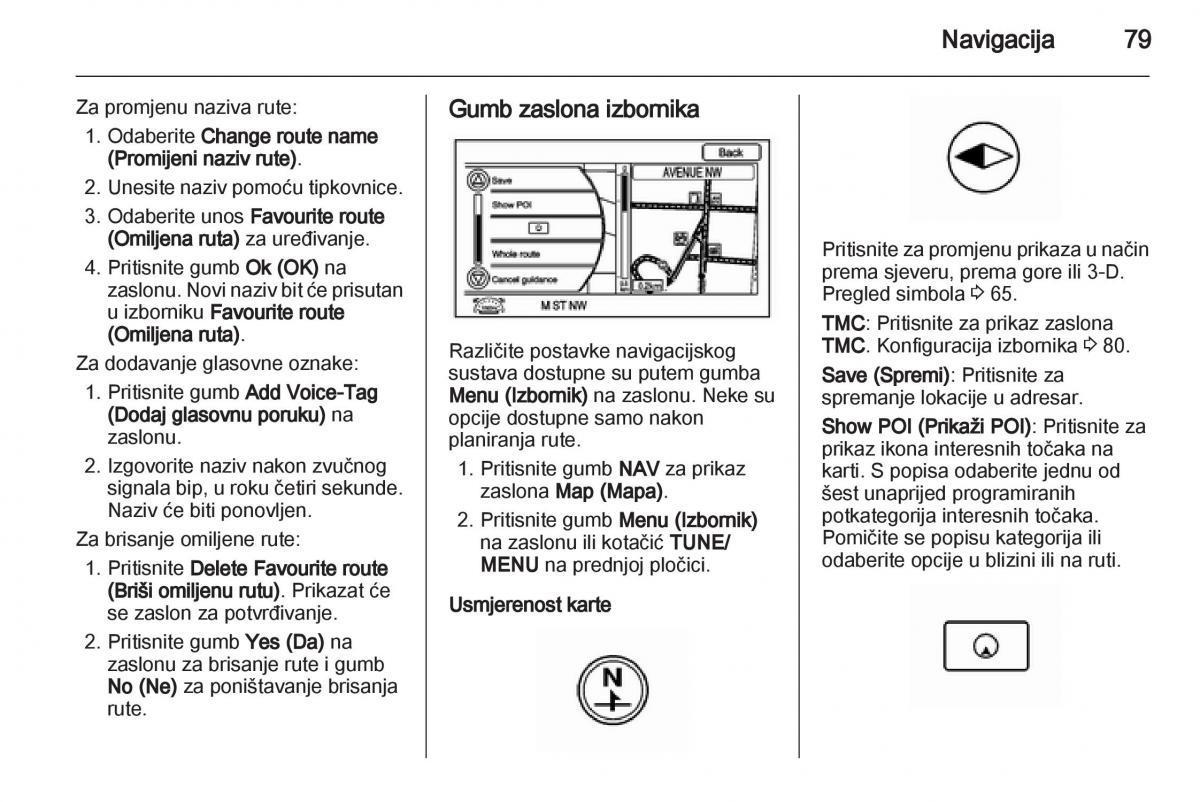 Opel Ampera vlasnicko uputstvo / page 79