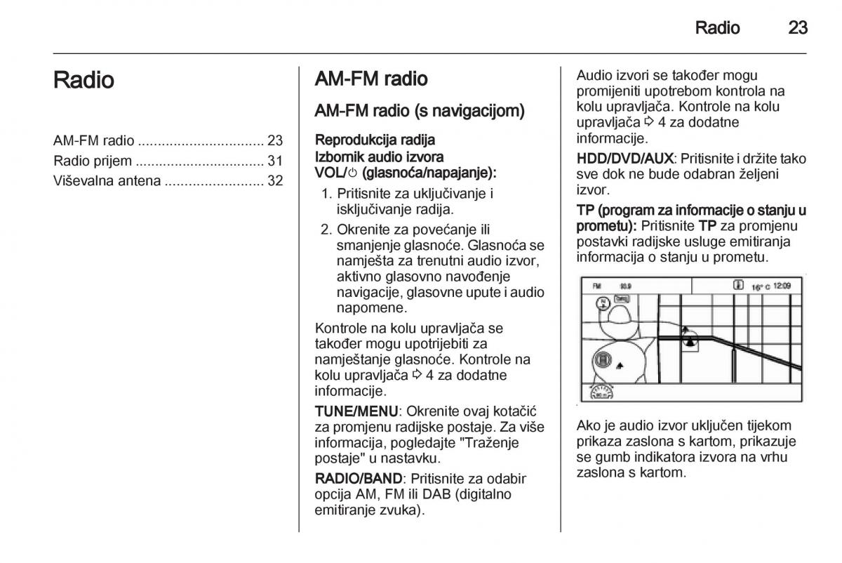 Opel Ampera vlasnicko uputstvo / page 23