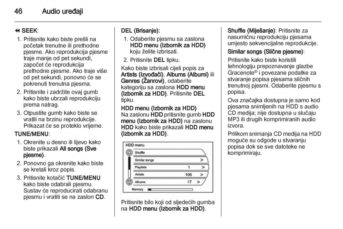 Opel Ampera vlasnicko uputstvo / page 46