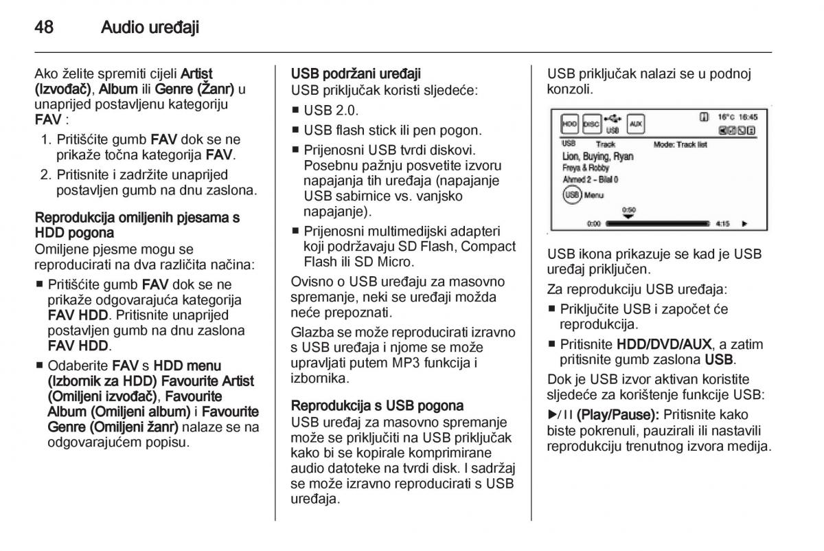 Opel Ampera vlasnicko uputstvo / page 48