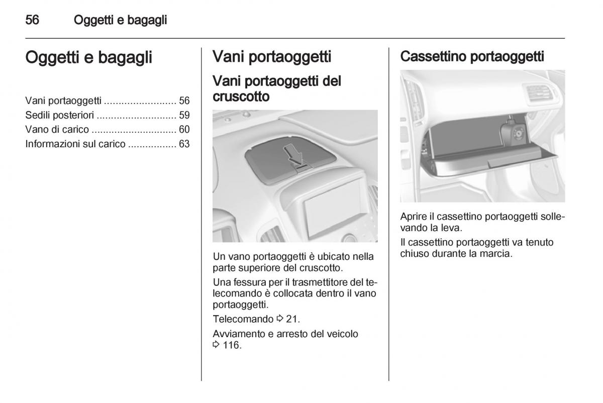 Opel Ampera manuale del proprietario / page 58