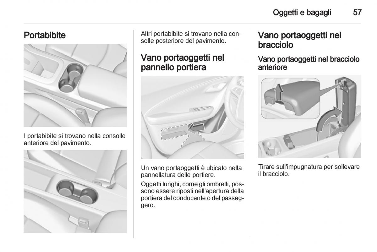 Opel Ampera manuale del proprietario / page 59