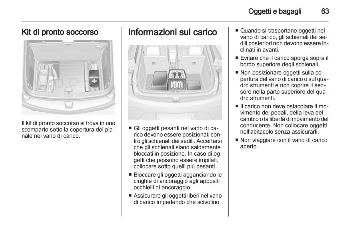 Opel Ampera manuale del proprietario / page 65