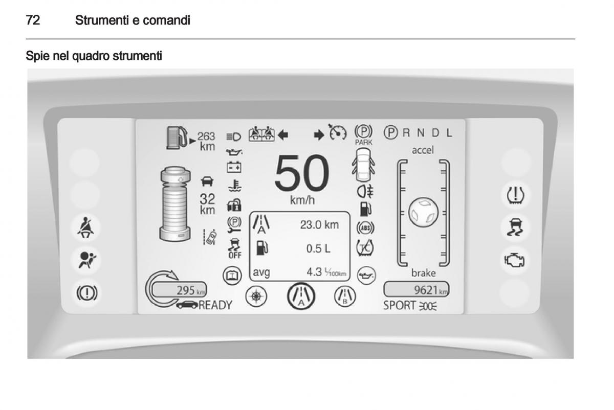 Opel Ampera manuale del proprietario / page 74