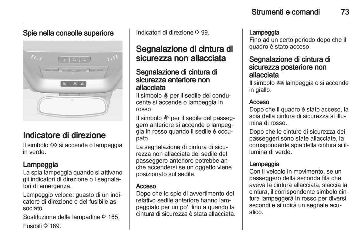 Opel Ampera manuale del proprietario / page 75