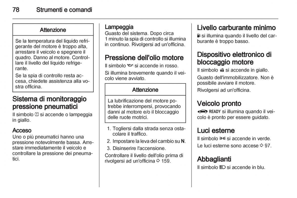 Opel Ampera manuale del proprietario / page 80