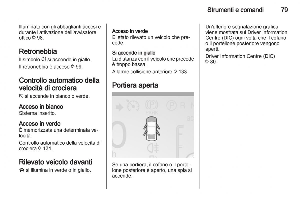 Opel Ampera manuale del proprietario / page 81