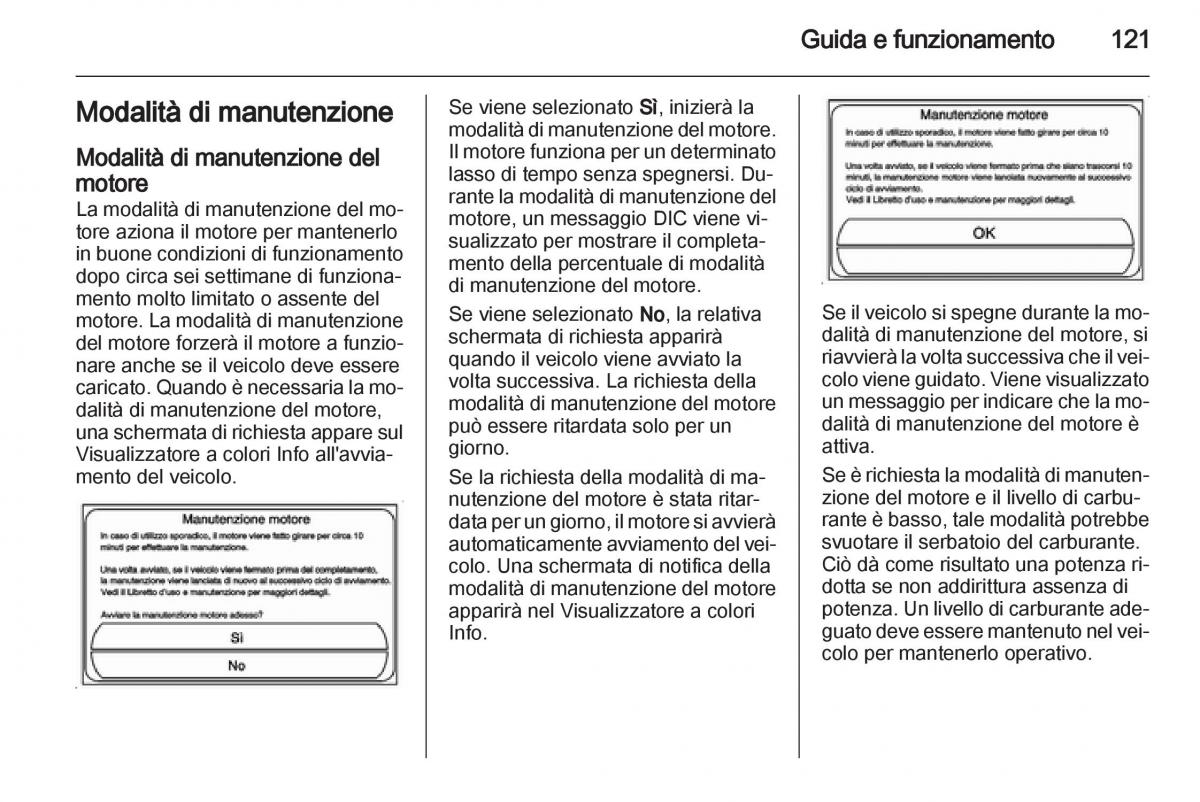 Opel Ampera manuale del proprietario / page 123