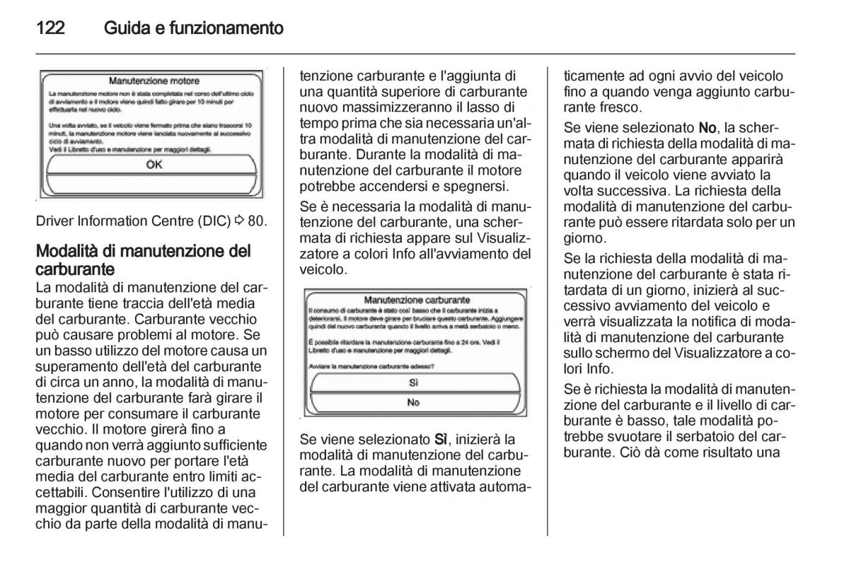 Opel Ampera manuale del proprietario / page 124