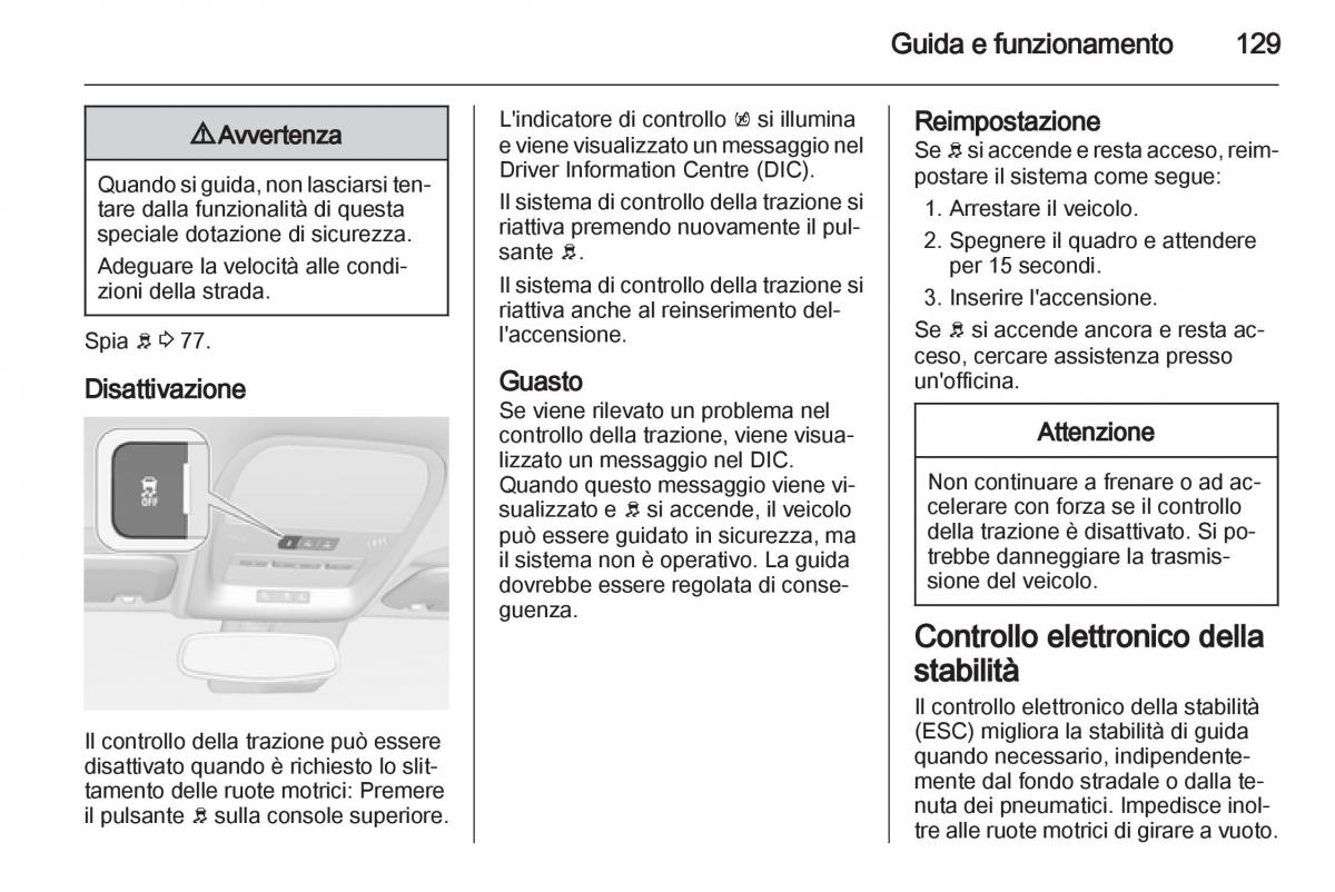 Opel Ampera manuale del proprietario / page 131