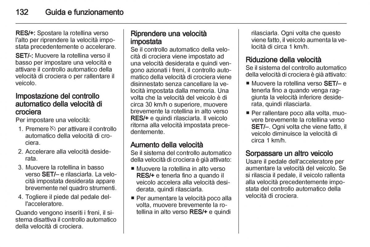 Opel Ampera manuale del proprietario / page 134