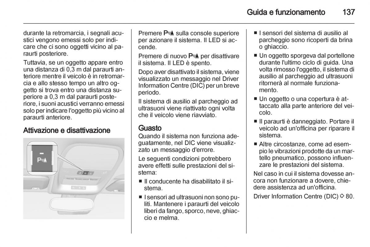 Opel Ampera manuale del proprietario / page 139