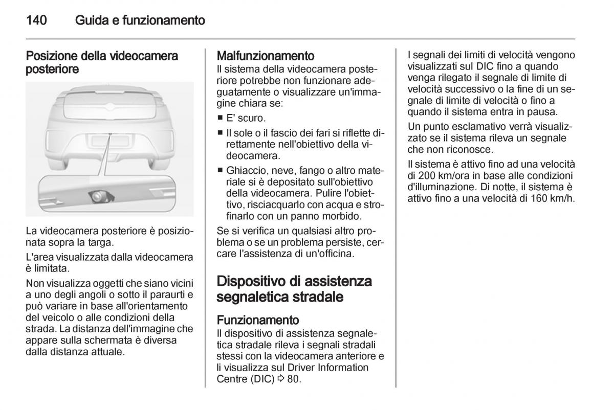 Opel Ampera manuale del proprietario / page 142