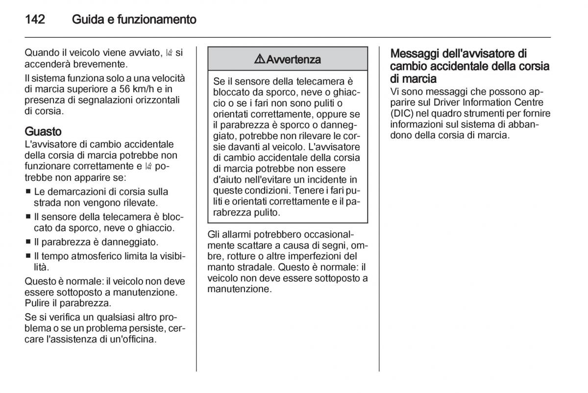 Opel Ampera manuale del proprietario / page 144