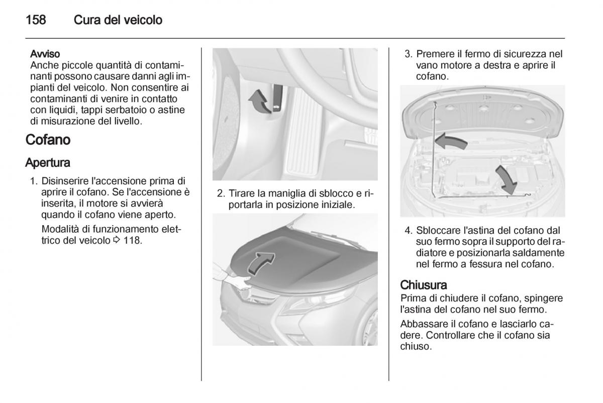 Opel Ampera manuale del proprietario / page 160